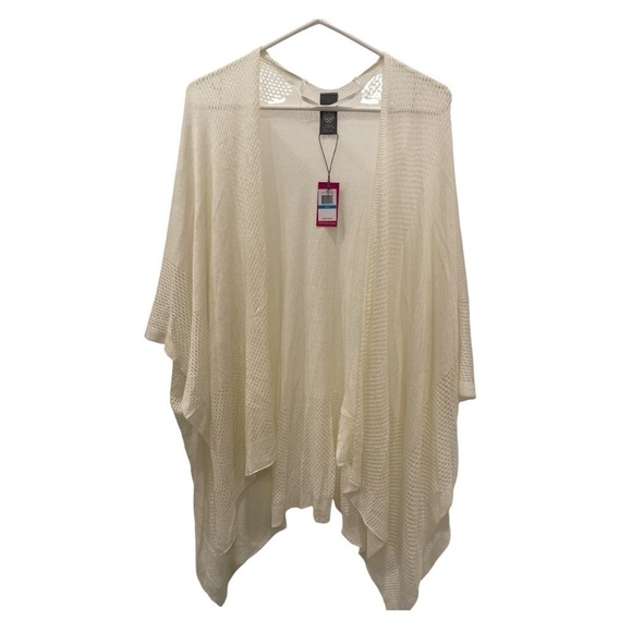 Vince Camuto Boho Open-Front Mesh Ruana Top..Size O/S - Picture 5 of 12